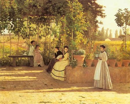 Verkauft wird ein kunstdruck von silvestro lega´s il pergolato mit den ca. The Macchiaioli - Lines and Colors