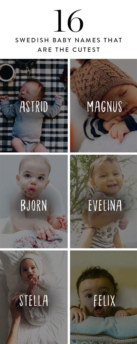 These Swedish Baby Names Are Cool Unique And The Cutest Names Weve