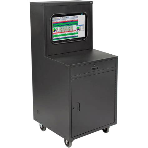 Computer Furniture Computer Cabinets Global Industrial™ Deluxe Lcd