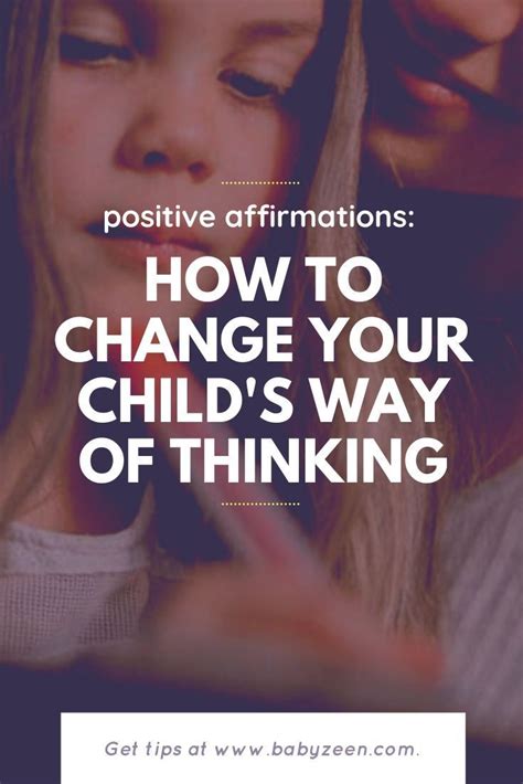 Positive Affirmations For Kids How To Change Your Childs Way Of