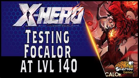 X Hero Idle Avengers Testing Focalor Lvl 140 2021 Youtube