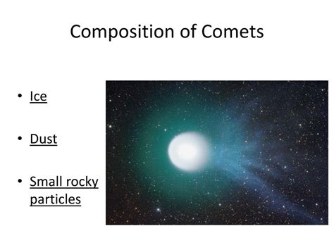 S6e1f Compare And Contrast Comets Asteroids And Meteors Ppt Download