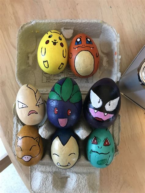 Pokemon Painted Easter Eggs Pokemon Easter Eggs Easter Egg Painting