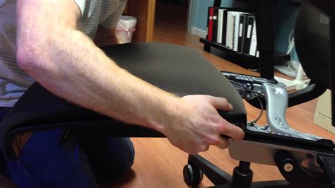 Think Chair Seat Removal - YouTube