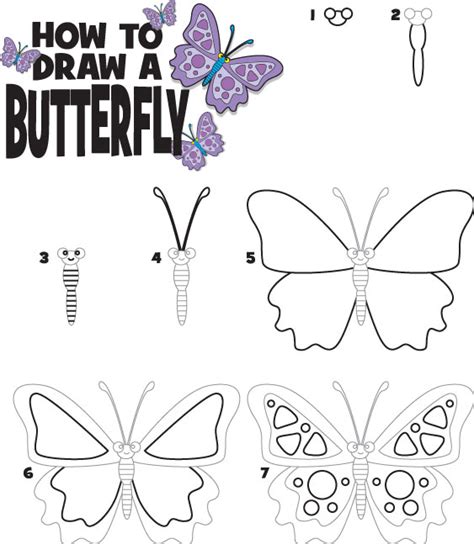 Sketch a vertical oval for the torso. How to Draw a Butterfly | Kid Scoop