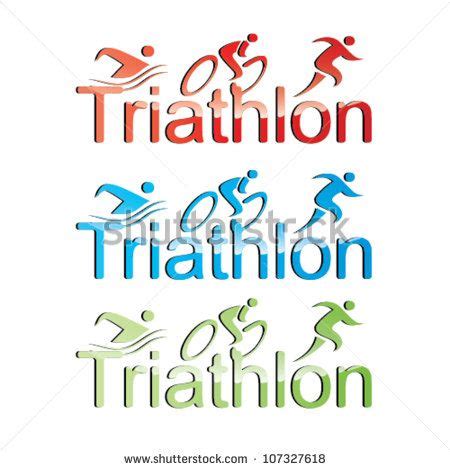 The olympic symbol (the olympic rings ) expresses the activity of the olympic movement and represents the union of the five continents and the meeting of. Vector triathlon symbol set