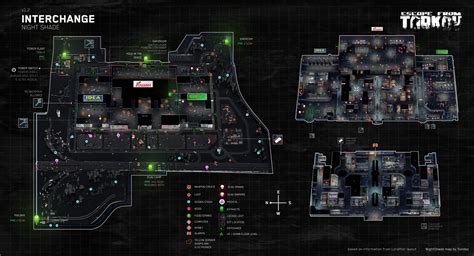 Escape From Tarkov Interchange Stash Map Interchange Stash Locations