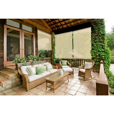 Shop home depot today and save. Coolaroo Sesame Cordless Exterior Roller Shade - 72 in. W ...