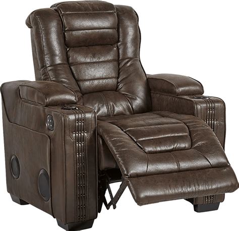 Eric Church Highway To Home Chief Brown Dual Power Recliner Rooms To Go
