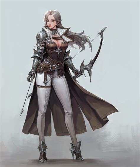 Artstation Archer Hyeyoung Kim Fantasy Character Design Female