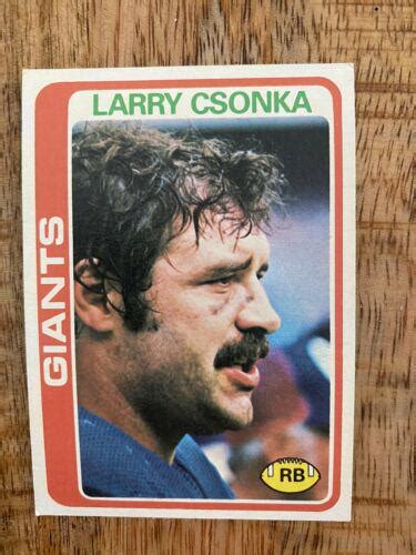 Larry Csonka 25 Prices 1978 Topps Football Cards