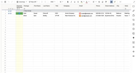 Event Registration Excel Template