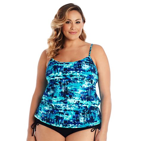 Plus Size Swimsuit With Underwire From Caribbean Joe Swimsuits Just