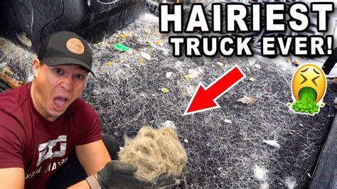 Deep Cleaning An Insanely Hairy Truck The Detail Geek Youtube
