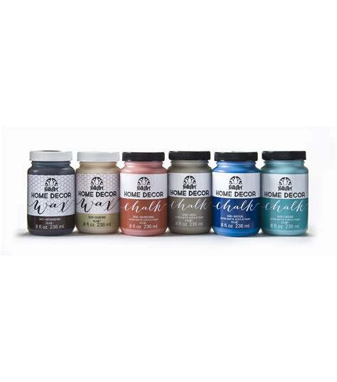 Featuring a spray paint application, the result of the application is a chalky smooth finish. FolkArt® Home Decor™ Chalk - 8 oz. | Painting crafts ...