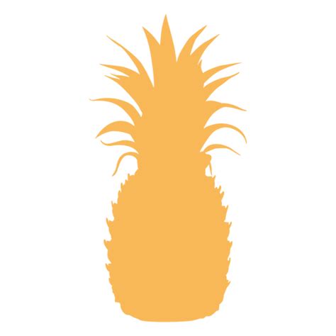 Tropical Pineapple Silhouette Transparent Png And Svg Vector File