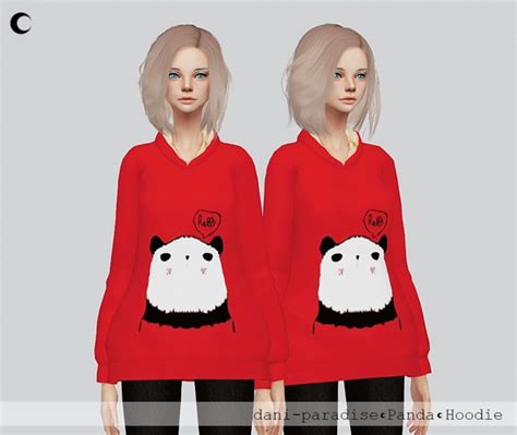 Panda Hoodie At Kalewa A Sims 4 Updates