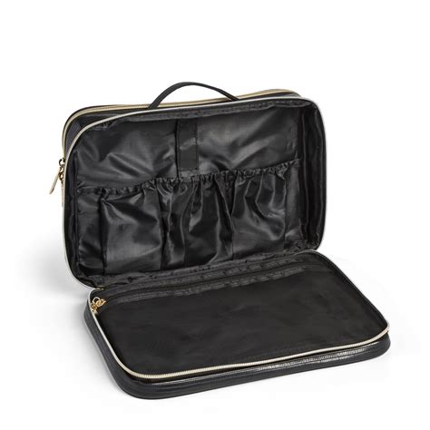 Modella Travel Zip And Carry Cosmetic Bag Weekender Black