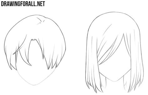 How To Draw Anime Hair Hair Reference Drawing