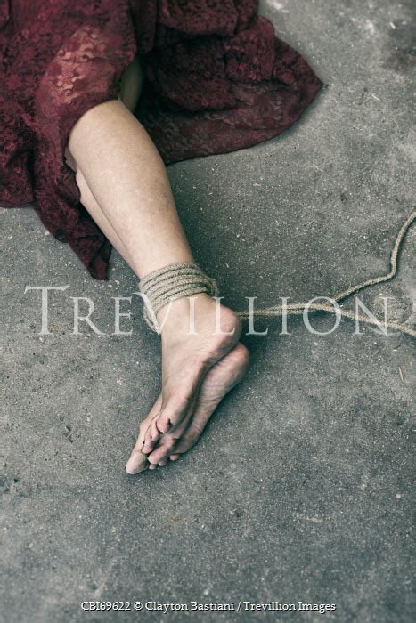 Trevillion Images Clayton Bastiani Womans Legs Tied With Rope Pe8