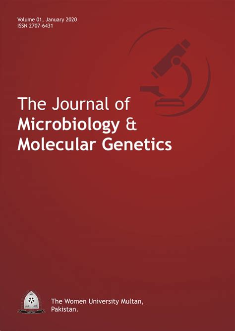 Vol 1 No 3 2020 The Journal Of Microbiology And Molecular Genetics