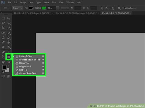 How To Insert A Shape In Photoshop 9 Steps With Pictures