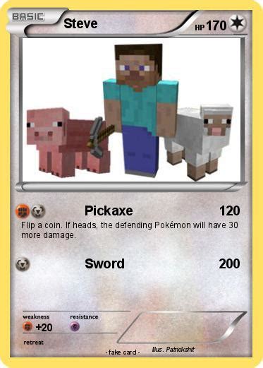 Pokémon Steve 2767 2767 Pickaxe My Pokemon Card