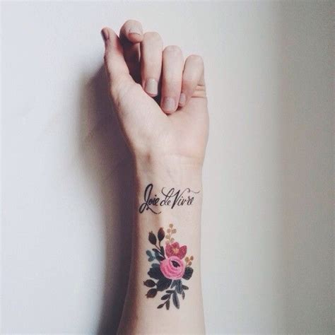 Tatuaje Ramito De Flores Tatuajes Para Mujeres