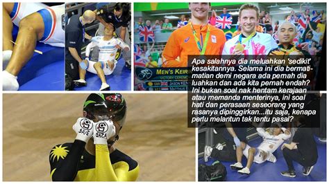 A track cyclist who is trying his best to perform better and better. Salah Ke Dia Luahkan Kesakitannya? - Lelaki Ini Bidas ...