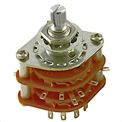 Switches Rotary Switches Doule2 Deck Step 10mm Mount 5 Way 5 Position
