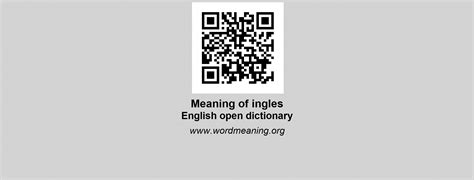 Ingles English Open Dictionary