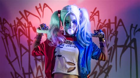 X Harley Quinn Suicide Squad Cosplay Wallpaper X Resolution HD K Wallpapers