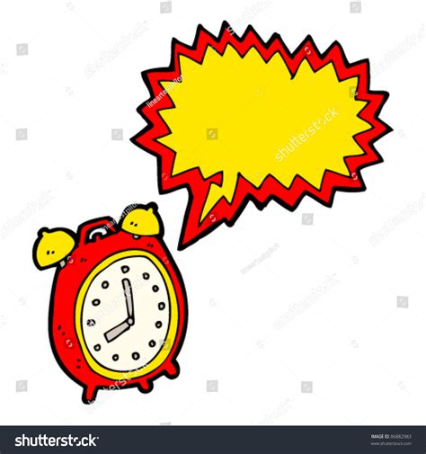 Alarm ringing icon flat vector image on vectorstock. Ringing Alarm Clock Stock Vector Illustration 86882983 ...
