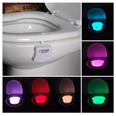 Rechargeable Led Toilet Light With Usb Colors Motion Sensor For Bathroom Hotels Cafes