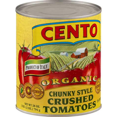 Cento Organic Chunky Style Crushed Tomatoes In Puree 28 Oz Shipt
