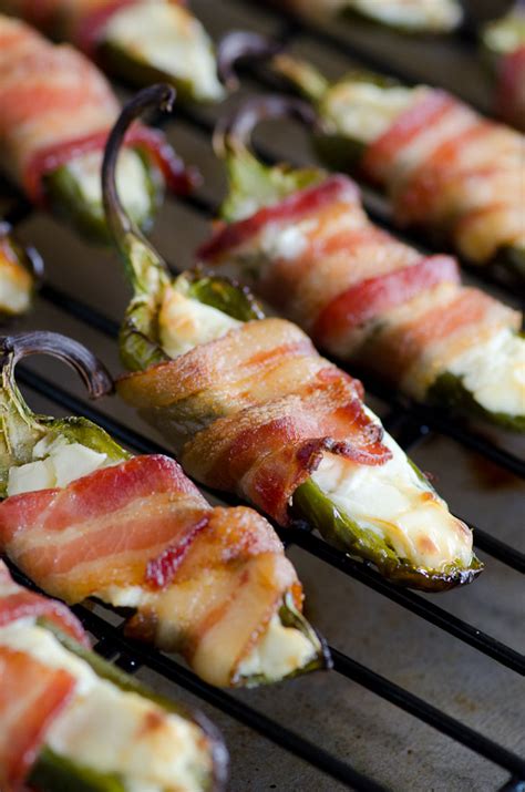 Bacon Wrapped Jalapeño Poppers With Cream Cheese