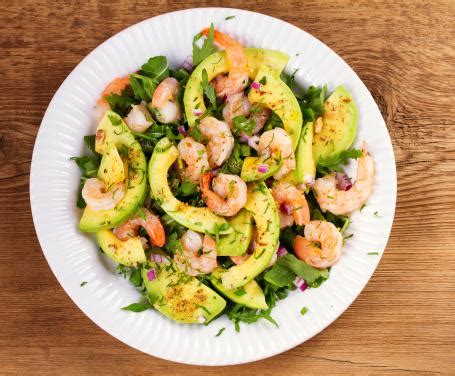 34 commenti 5/5 (4 voti). Insalata di gamberi con avocado e rucola: ricetta fresca ...