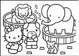 Zoo Coloring Pages Animal Preschoolers Printable Kids Print sketch template