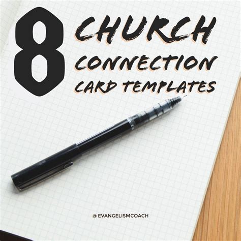 Enjoyable church visitor card template enable you to scheme your agreed own customized pleasing card. 8 Church Connection Card Templates | Card templates, Visiting card templates, Templates