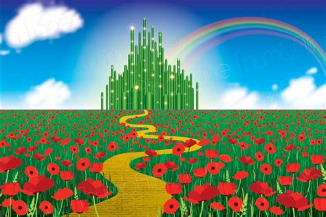 Printable Wizard Of Oz Backdrop Instant Download 6ft X 4ft Etsy