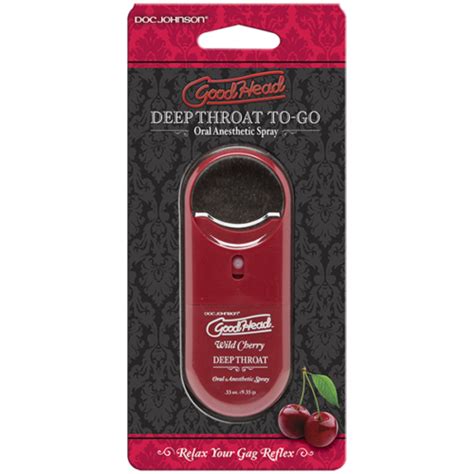 goodhead deep throat oral sex numbing desensitizing spray choose flavor and size ebay