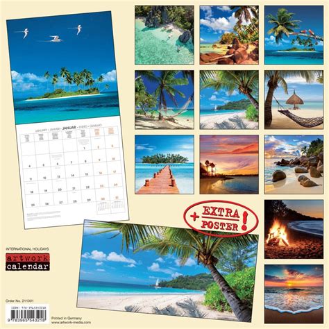 Islands Dream Sm Wall Calendar