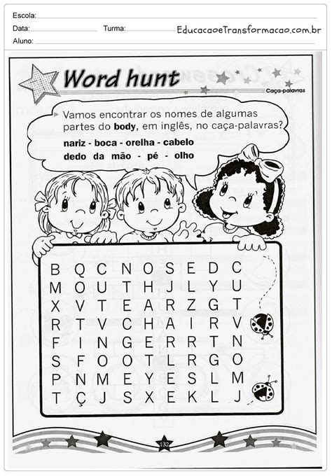 Atividade De Inglês Eja