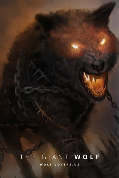 Fenrir Wolf Fantasy Wolf Mythical Creatures Shadow Wolf