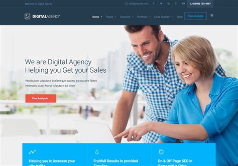 24 Best Digital Agency Wordpress Themes 2021 Avasta