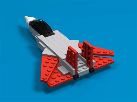 Lego Moc Fighter Plane 6c Micro F 14a 1x By Psiborgvip