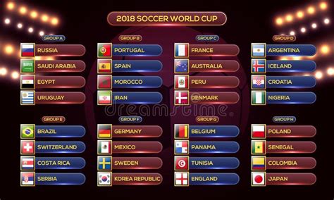 England learned their world cup 2018 fate as the group stage draw was made at the kremlin in moscow on december 1. Russia 2018 World Cup Calendar. Soccer Schedule Table ...
