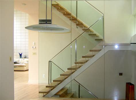 Staircase design in the interior can be quite varied and very impressive. leesburg house stair, side view - Modern - Staircase - DC ...
