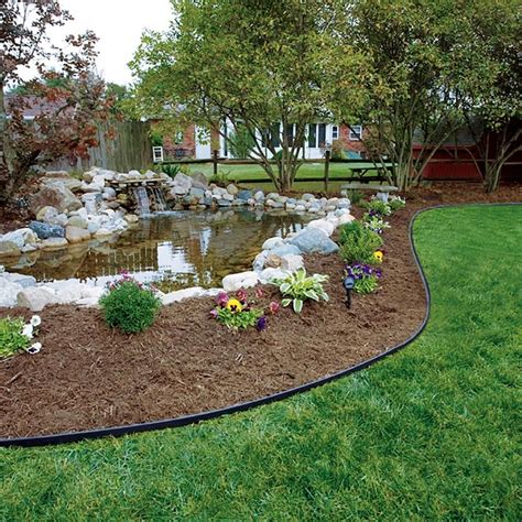 All plastic edging can be shipped to you at home. Vigoro Heavy-Duty 100 ft. No-Dig Edging-3101-100HD - The ...