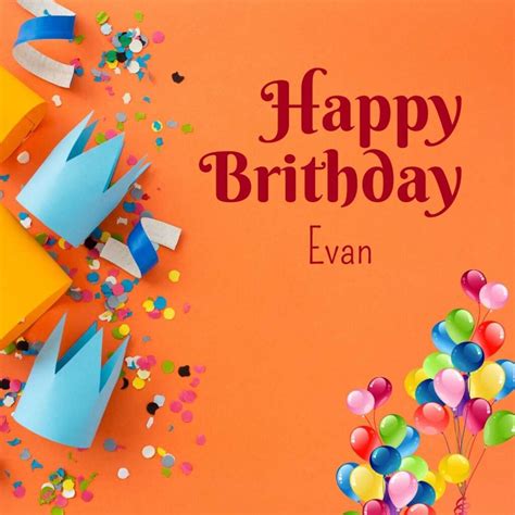 Hd Happy Birthday Evan Cake Images And Shayari